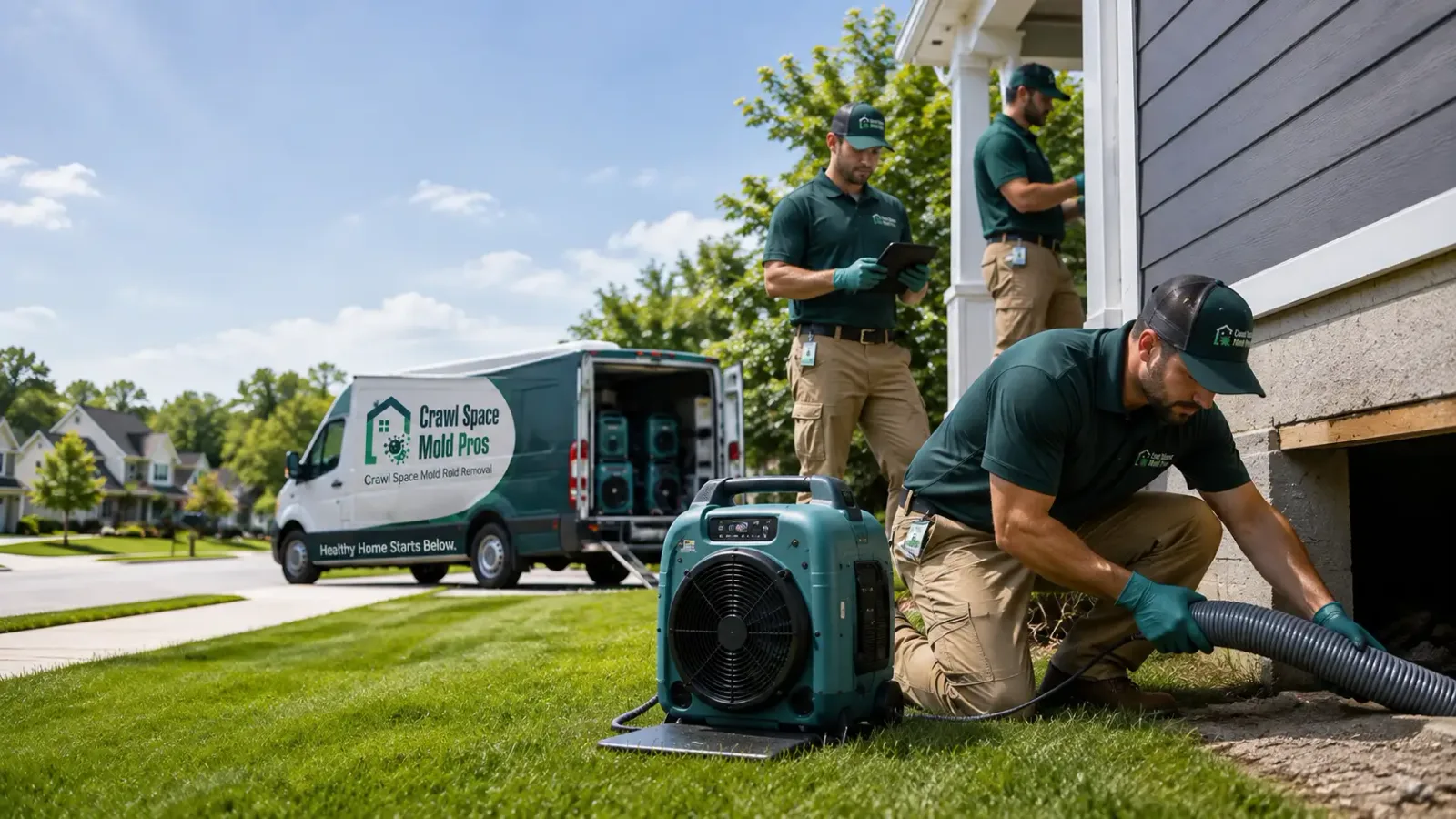 Crawl Space Mold Removal in Friendswood, TX